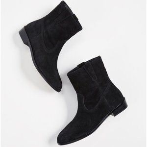 Rebecca Minkoff Black Suede Ankle Boots sz 7.5